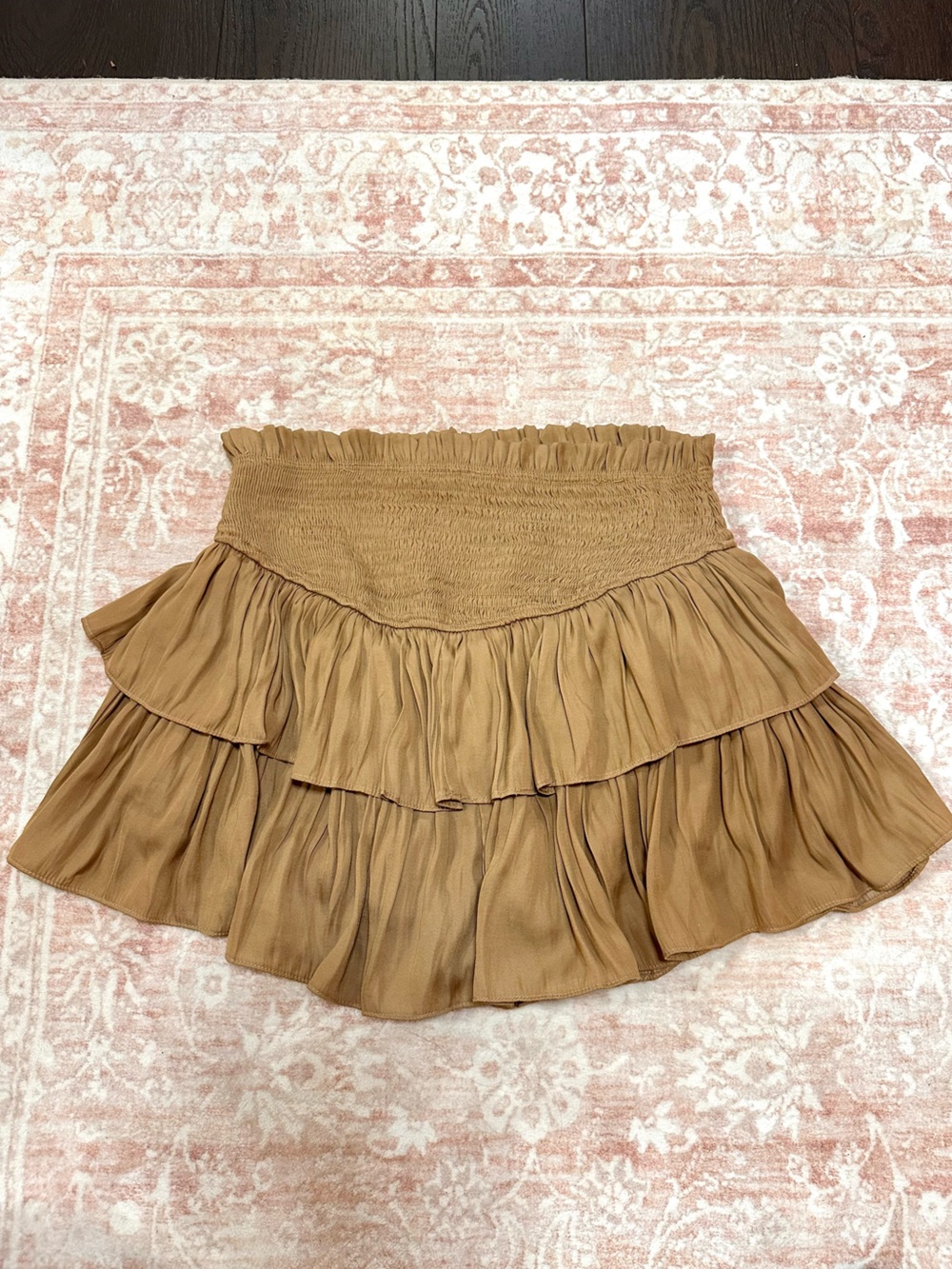 NWOT 🤎 Skort With Ruffles & Built In Shorts - Picture 2 of 7